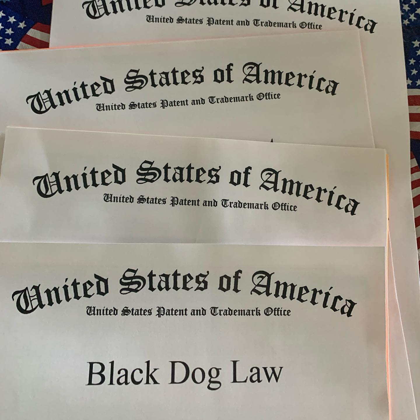 Black Dog Law Certificate